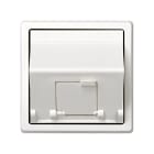 SIMON - Soporte SIMON 73 LOFT para con 1 conector RJ45 blanco