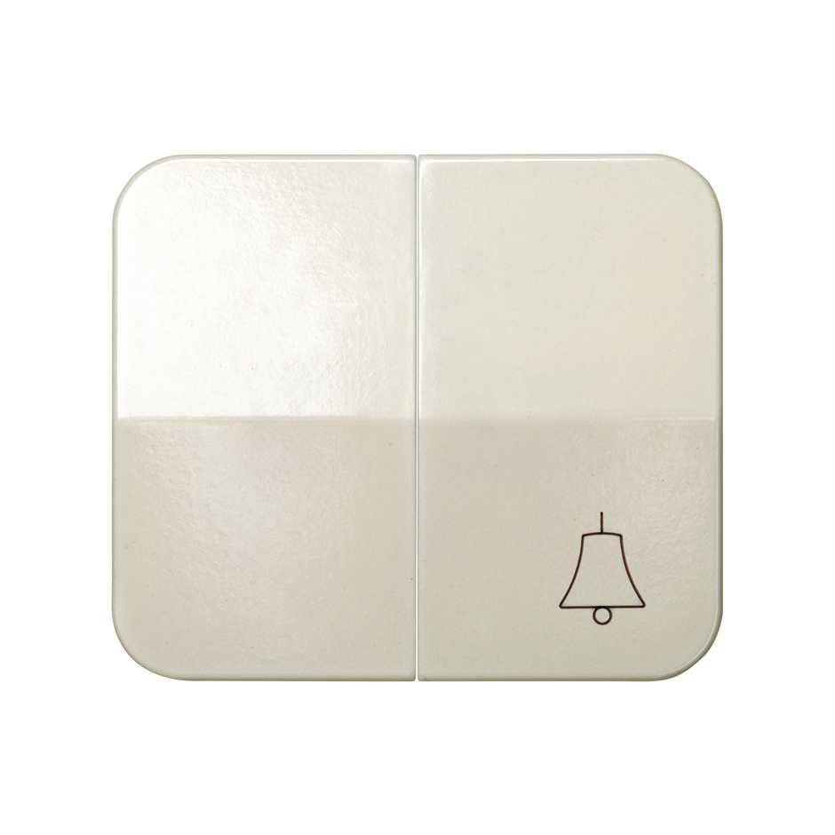SIMON - Tecla SIMON 75 para conmutador pulsador campana marfil
