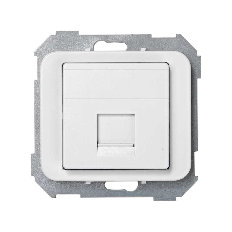 SIMON - Tapa informática SIMON 75 universal blanco