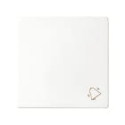 SIMON - Tecla SIMON 82 para pulsador campana blanco nieve
