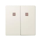 SIMON - Grupo SIMON 82 de 2 teclas para conmutadores luminoso marfil