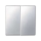 SIMON - Tecla SIMON 82 para grupo 2 interruptores conmutadores pulsadores aluminio