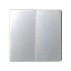 SIMON - Tecla SIMON 82 para grupo 1 conmutador+1 pulsador aluminio