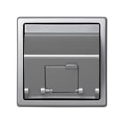 SIMON - Soporte SIMON 73 LOFT para con 1 conector RJ45 aluminio