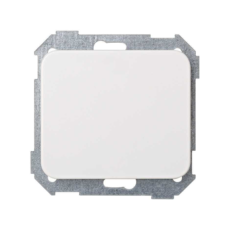 SIMON - Placa ciega SIMON 75 blanco nieve