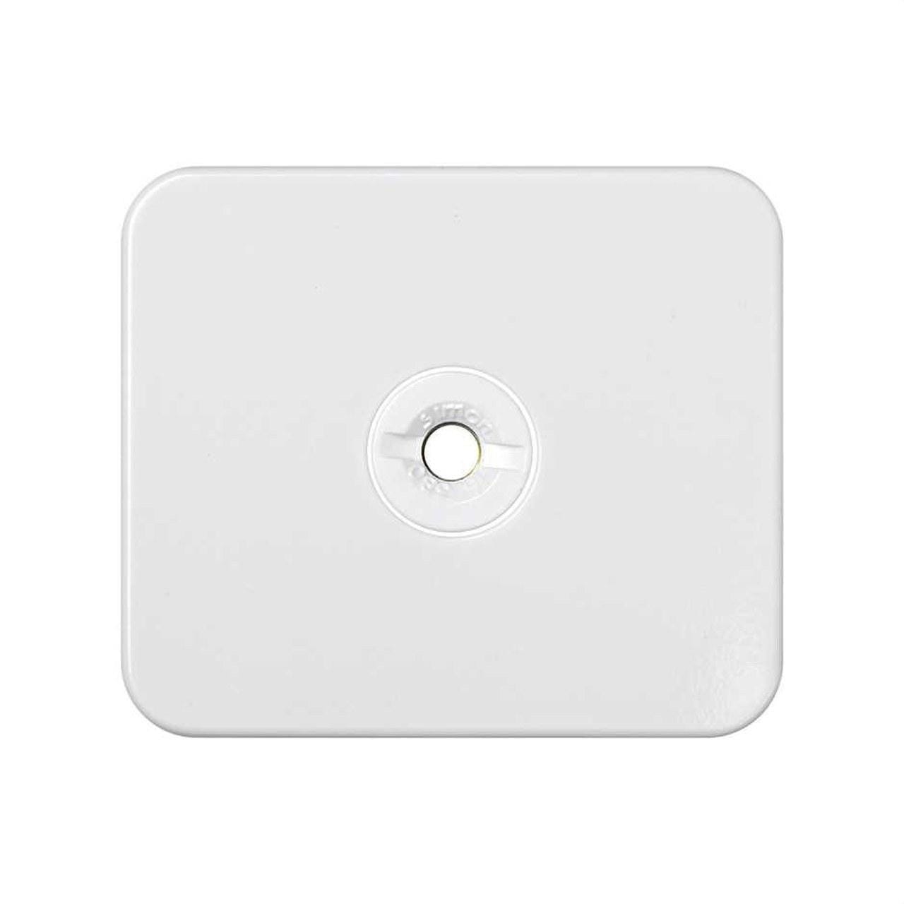 SIMON - Tapa portafusible SIMON 75 blanco nieve