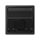 SIMON - Soporte SIMON 73 LOFT con 1 conector RJ45 grafito