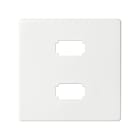 SIMON - Placa SIMON 82 para conector 2xUSB 2.0 tipo-A blanco