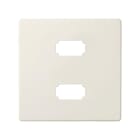 SIMON - Placa SIMON 82 para conector 2xUSB 2.0 tipo-A marfil