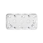 SIMON - Caja superficie SIMON 73 con 2 elementos blanco nieve