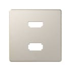 SIMON - Tapa SIMON 82 para conector HDMI V1.4+USB tipo-A cava