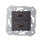 SIMON - Conector SIMON 75 2xUSB 2.0 tipo-A H