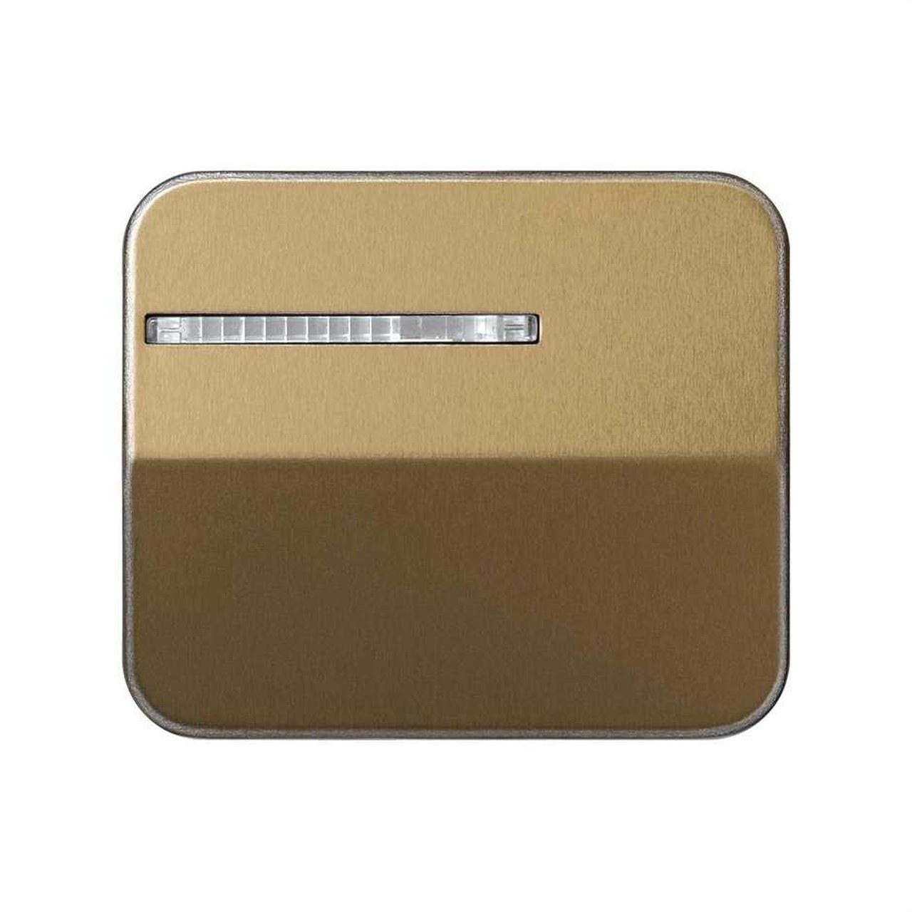 SIMON - Tecla luminosa interruptor conmutador cruce Simon 75 bronce