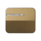 SIMON - Tecla luminosa interruptor conmutador cruce Simon 75 bronce