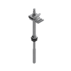 SUNFER - S01-300-CL-2-C Fijación clip atornillada a hormigón/madera para cubierta de teja