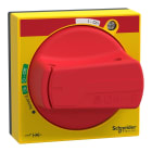 Schneider Electric - Mango giratorio, Marco de Tesys deca 2/3, Tesys Ultra, IP65, mango rojo, sin indicación de disparo