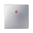 SIMON - Tecla pulsador campana SIMON 82 con luminoso aluminio