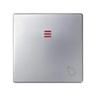 SIMON - Tecla SIMON 82 para pulsador luz luminoso aluminio