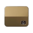 SIMON - Tecla para pulsador campana Simon 75 bronce