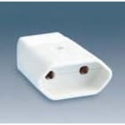 SIMON - Base enchufe móvil con dispositivo de seguridad 2P 10A 250V blanco