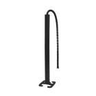 LEGRAND - Columna móvil clip dir-2 compartimentos-H 2m-cuerpo aluminio-tapas PVC- Negro