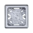 SIMON - Caja superficie SIMON DETAIL 82 con 1 elemento aluminio