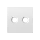 SIMON - Tapa para toma R-TV+SAT universal blanco mate Simon 360