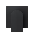 SIMON - Tapa para conector Fibra óptica doble negro mate Simon 360