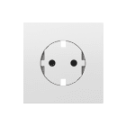 SIMON - Tapa para enchufe schuko CLEAN modular blanco mate Simon 360