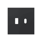 SIMON - Tapa para USB A+C negro mate Simon 360