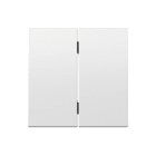 SIMON - Tecla doble para mecanismo doble cruce basculante blanco mate Simon 360