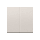 SIMON - Tecla doble para mecanismo doble cruce basculante arena mate Simon 360