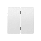 SIMON - Tecla doble para mecanismo basculante blanco mate Simon 360