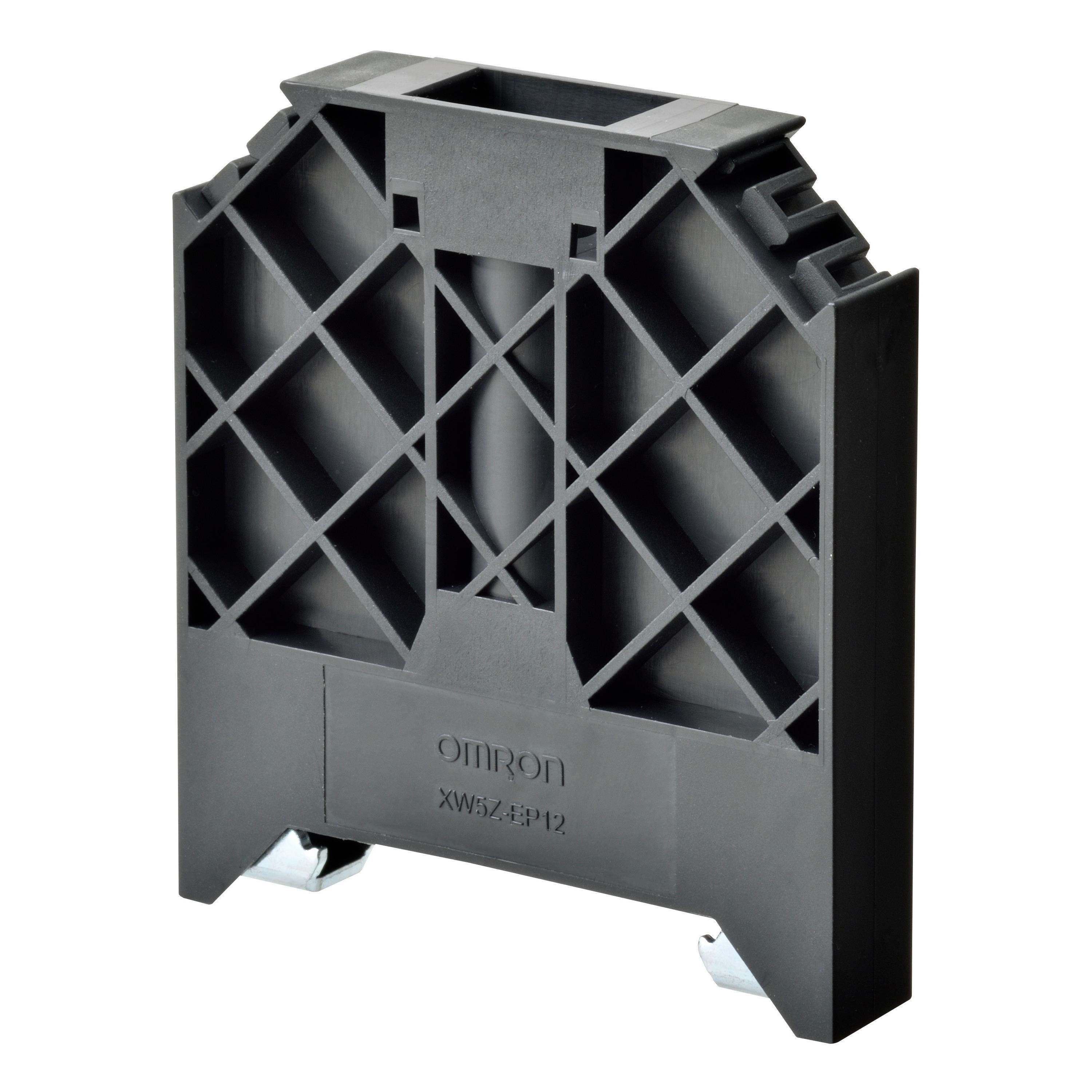 OMRON - Placa separadora para bornes de carril DIN, 12 mm ancho