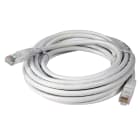 TELEVES - Cable de red Ethernet U/UTP Cat 6 PVC, blanco