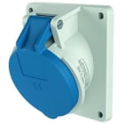 MENNEKES - Base enchufe semiempotrable 32A 3P 6H 230V TA, IP44, azul