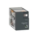 APC by Schneider Electric - Harmony, Miniature plug-in relay, 3 A, 4 CO, with LED, 24 V DC