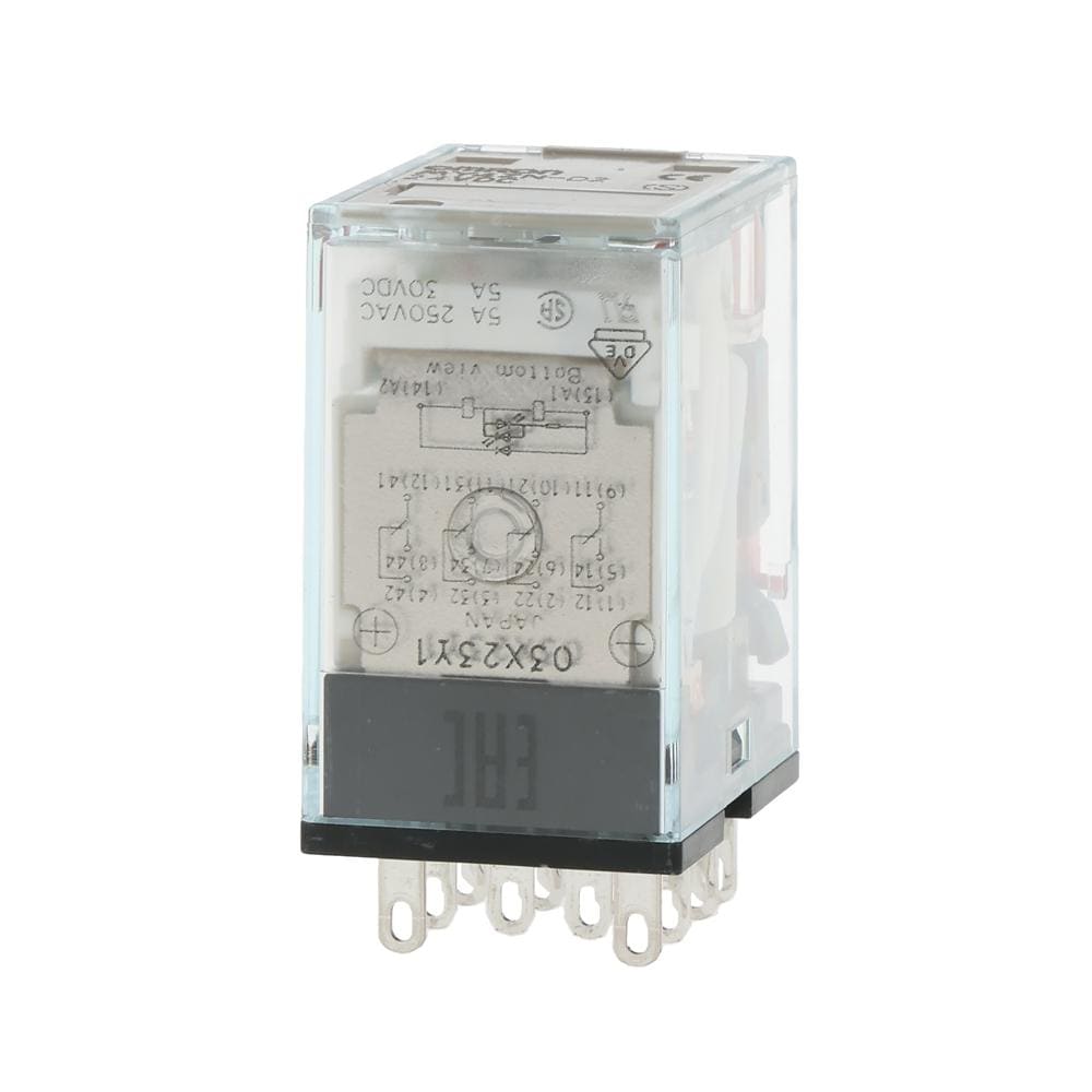OMRON - 4PDT bifurcado 5A Indicador Puls. Enchuf/soldar