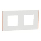 APC by Schneider Electric - Marco 2 Elemento Unica Deco Blanco/Cobre