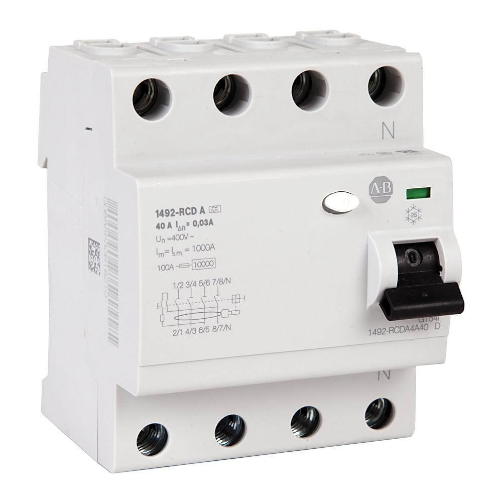 ROCKWELL - DISPOSITIVO CORRIENTE 1492 4P 100mA 40A CON RETRASO
