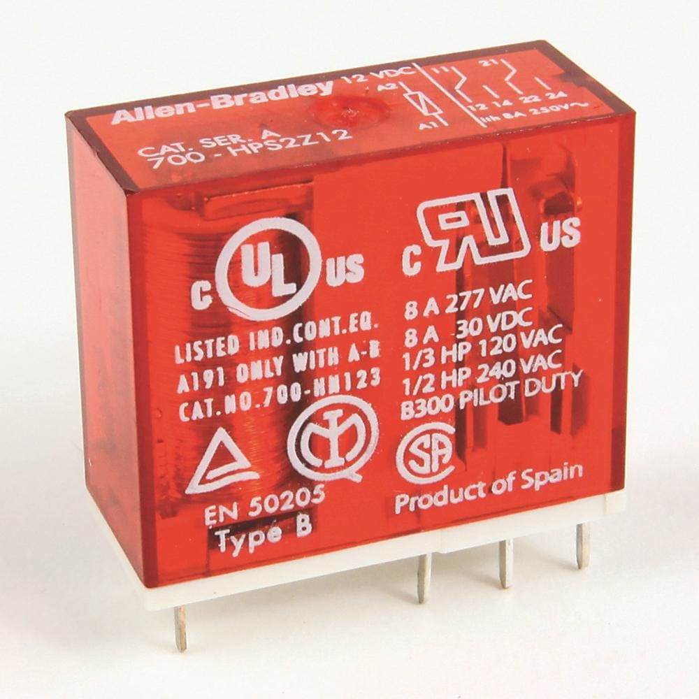 ROCKWELL - RELÉ CONTROL SEGURIDAD 700-HPS2Z12 12V CC