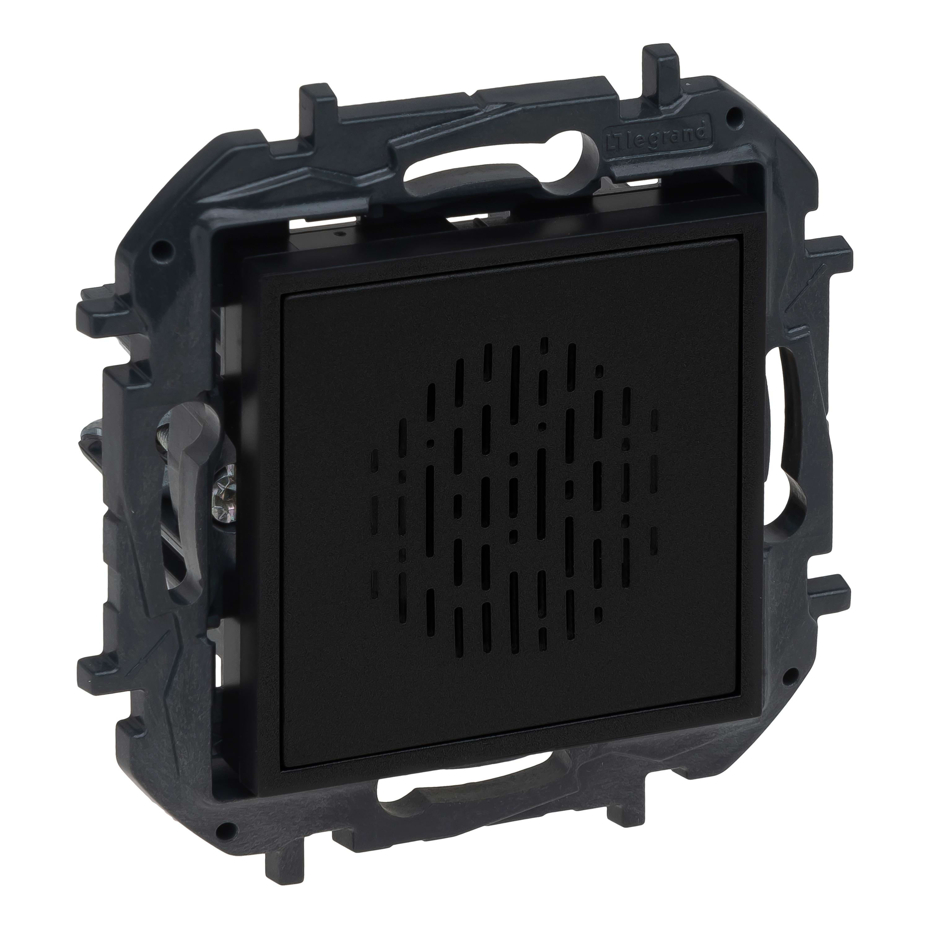 LEGRAND - Zumbador Niloé Step - 230V~ - 50/60Hz - 16W - Negro mate