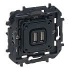 LEGRAND - Base cargador doble USB Niloé Step - USB Tipo A +A