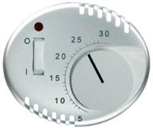 ABB - Tapa termostato con interruptor 8140.1 Tacto blanco
