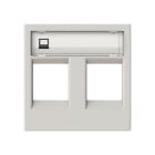 ABB - Tapa ventana 2 conectores duna