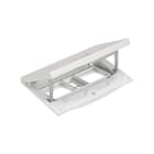 SIMON - Marco con cierre manual y tapa porta-mecanismos con alojamiento para 2 funciones K45 de 45x45mm y 2 conectores RJ45 keystone