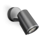 SIMON - Aplique Spot One 7W con detector 10m PIR+LUX antracita IP44 3Y