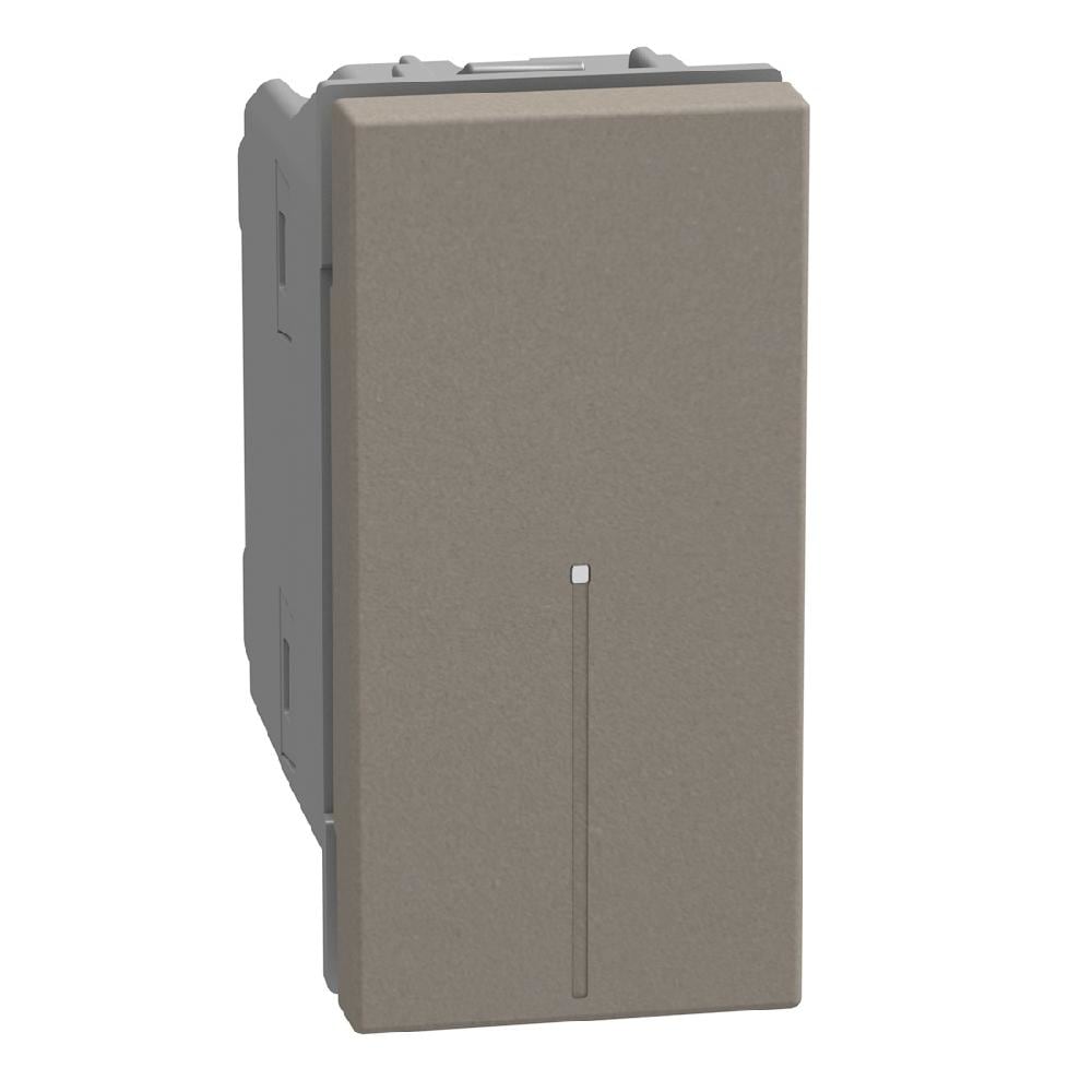 LEGRAND - Cruzamiento axial Light Now - 10 AX-250 V~ - 1 módulo - Stone