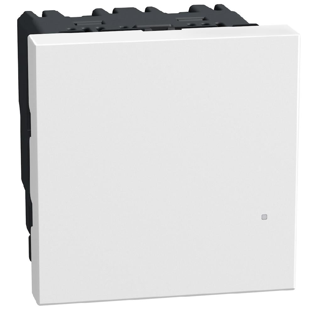LEGRAND - Interruptor/regulador sin neutro Light Now w/Netatmo - 2 módulos - Blanco