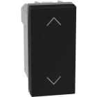 LEGRAND - Pulsador doble para persianas Light Now-10A-250V~-interblocado-1 módulo-dark